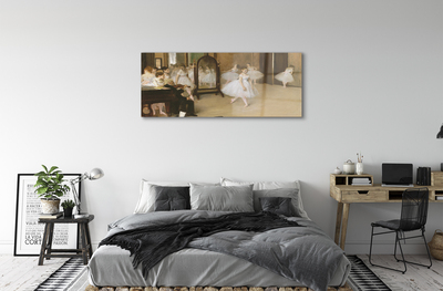 Quadro de vidro A Lição de Dança - Edgar Degas