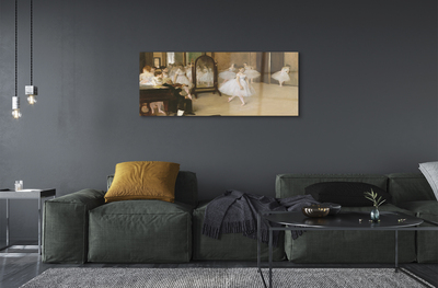 Quadro de vidro A Lição de Dança - Edgar Degas