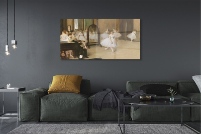 Quadro de vidro A Lição de Dança - Edgar Degas