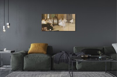 Quadro de vidro A Lição de Dança - Edgar Degas