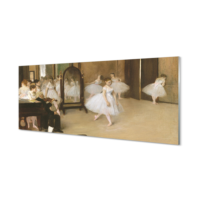 Quadro de vidro A Lição de Dança - Edgar Degas