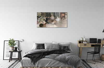Quadro de vidro Ensaio de balé no palco - Edgar Degas
