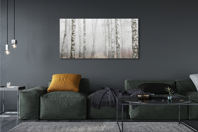 Pintura em vidro Névoa de bétula