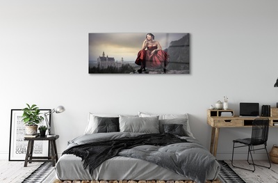 Quadro de vidro Vestido de mulher