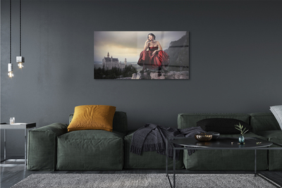 Quadro de vidro Vestido de mulher