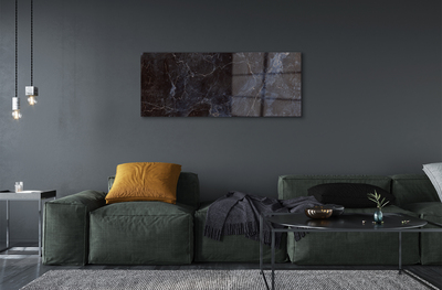 Quadro de vidro Parede de pedra e mármore