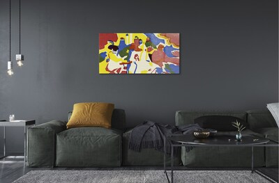 Pintura em vidro Oriental (Orientalisches) - Wassily Kandinsky