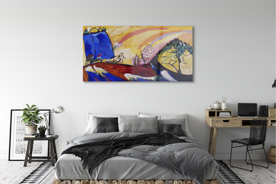 Pintura em vidro Pintura com Troika - Wassily Kandinsky