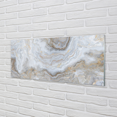 Pintura em vidro Manchas de mármore em pedra