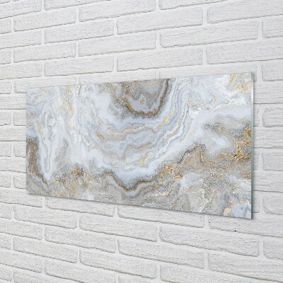 Pintura em vidro Manchas de mármore em pedra