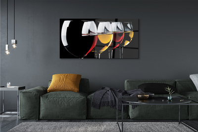 Pintura em vidro Óculos fundo preto