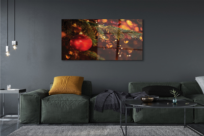 Quadro de vidro Bola de Natal