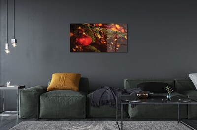 Quadro de vidro Bola de Natal