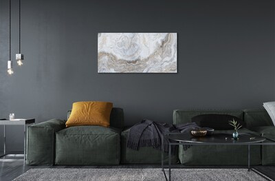 Quadro de vidro Manchas de mármore em pedra