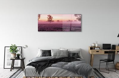 Pintura em vidro Campo de urze