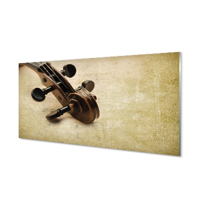 Pintura em vidro Partitura para violão