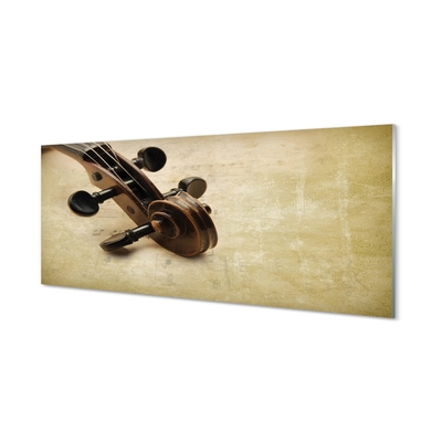 Pintura em vidro Partitura para violão