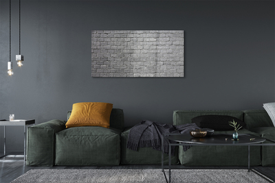 Pintura em vidro parede de tijolos