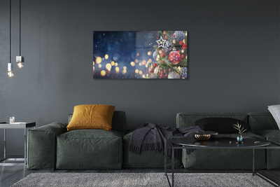 Pintura em vidro Decorações de neve para árvores de Natal