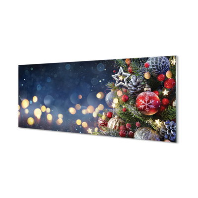 Pintura em vidro Decorações de neve para árvores de Natal