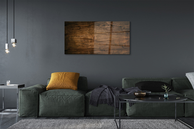 Quadro de vidro Grãos e nós da madeira