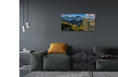 Quadro de vidro Lago de montanha