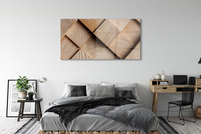 Pintura em vidro Grãos e nós da madeira