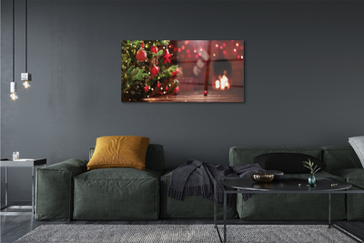 Pintura em vidro Presentes de enfeites de árvore de Natal