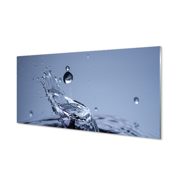 Quadro de vidro Macro gota d'água