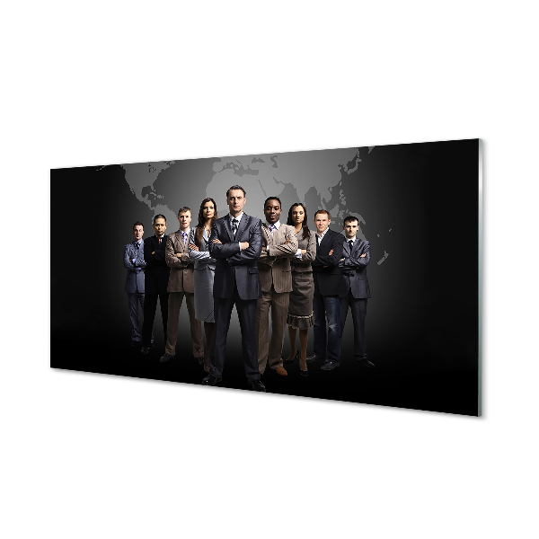 Pintura em vidro Mapa de Pessoas