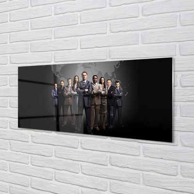 Pintura em vidro Mapa de Pessoas