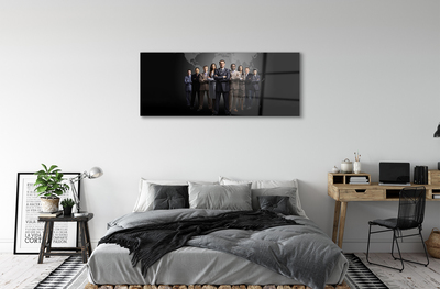 Pintura em vidro Mapa de Pessoas