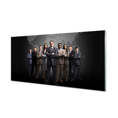 Pintura em vidro Mapa de Pessoas