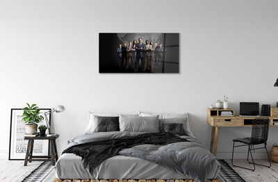 Pintura em vidro Mapa de Pessoas