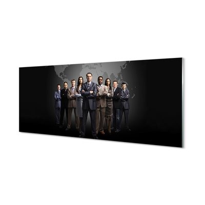 Pintura em vidro Mapa de Pessoas