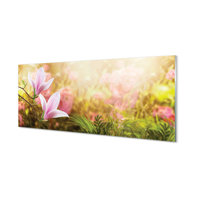 Quadro de vidro Sol de magnólia