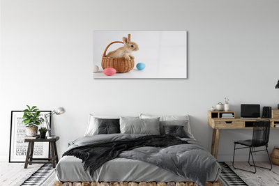 Quadro de vidro Ovos de coelho