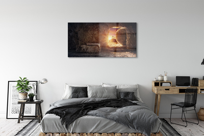 Pintura em vidro Caverna das Cruzes do Sol