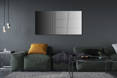 Quadro de vidro Transição de listras de zebra