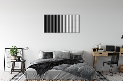 Quadro de vidro Transição de listras de zebra