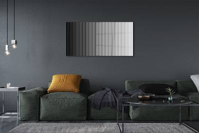 Quadro de vidro Transição de listras de zebra