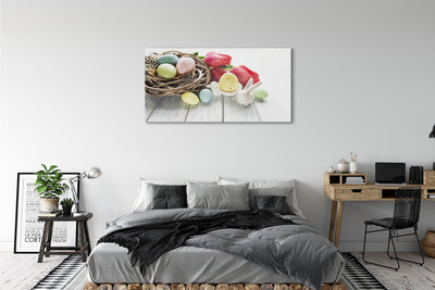 Pintura em vidro Ovos de tulipa