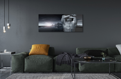 Quadro de vidro Homem da Montanha