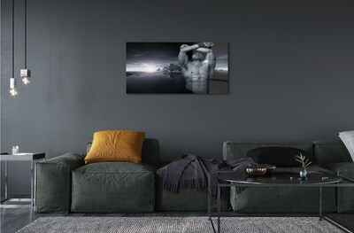 Quadro de vidro Homem da Montanha