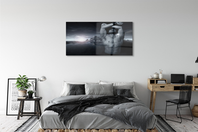 Quadro de vidro Homem da Montanha