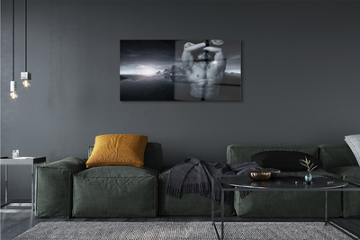 Quadro de vidro Homem da Montanha