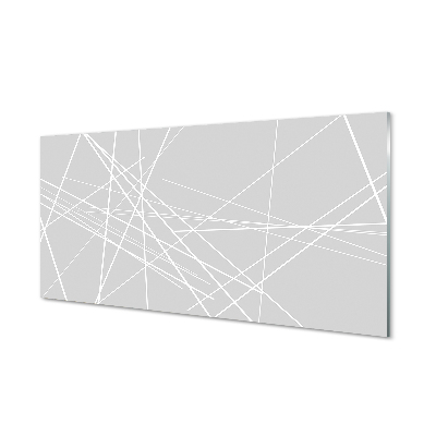 Quadro de vidro Linhas irregulares