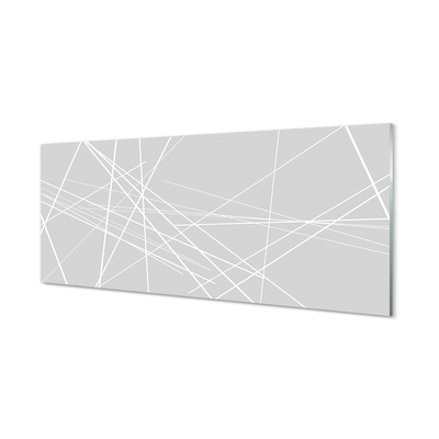 Quadro de vidro Linhas irregulares