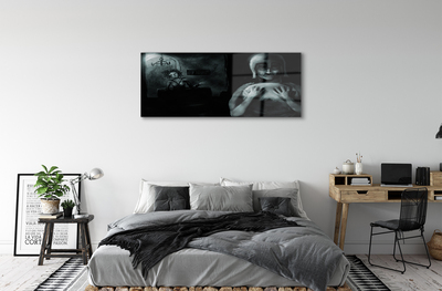 Pintura em vidro Personagens sombrios