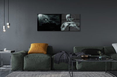 Pintura em vidro Personagens sombrios